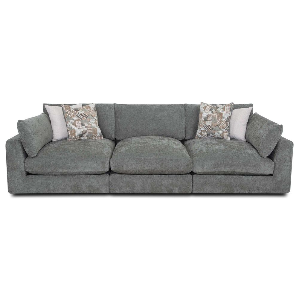 Moore Furniture Seurat 5-Piece Stationary Symmetrical Sectional in Linwood Green Bay, , large