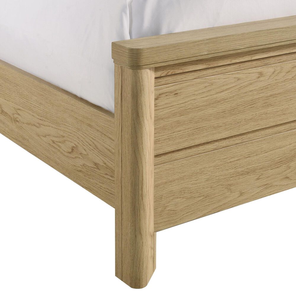 Mayberry Hill Grapevine 4-Piece Queen Panel Bedroom Set in Natural, , large