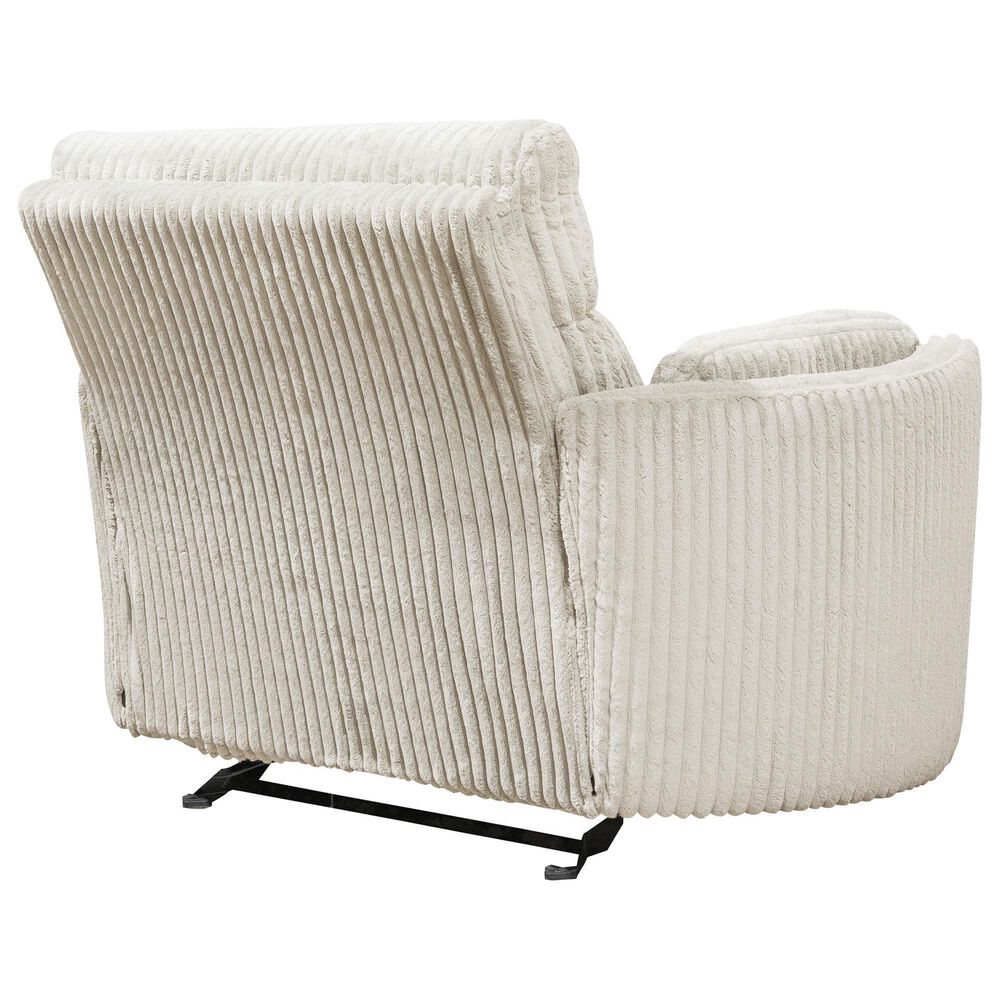 Simeon Collection XL Power Glider Recliner in Mega Ivory, , large