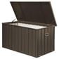 Hearth and Haven 200-Gallon Outdoor Storage Deck Box with Safe Air Rod in Dark Brown, , large