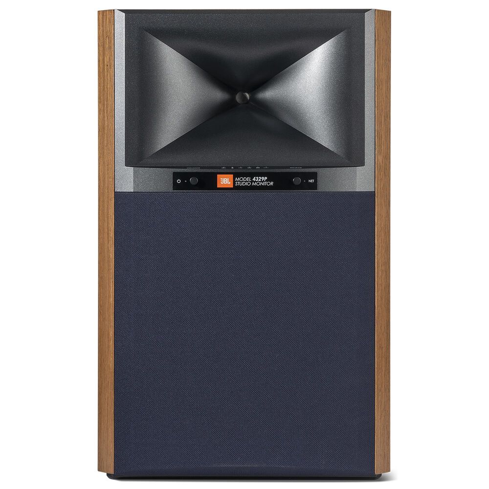 JBL 4329P Studio Monitor Powered Loudspeaker in Natural Walnut, , large