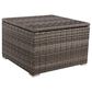Hearth and Haven Outdoor Storage End Table with Lift-Top Lid in Gray, , large