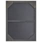 Maple and Jade 24" x 18" Rectangular Wood Wall Mirror with Thin Minimalistic Frame in Matte Gold, , large
