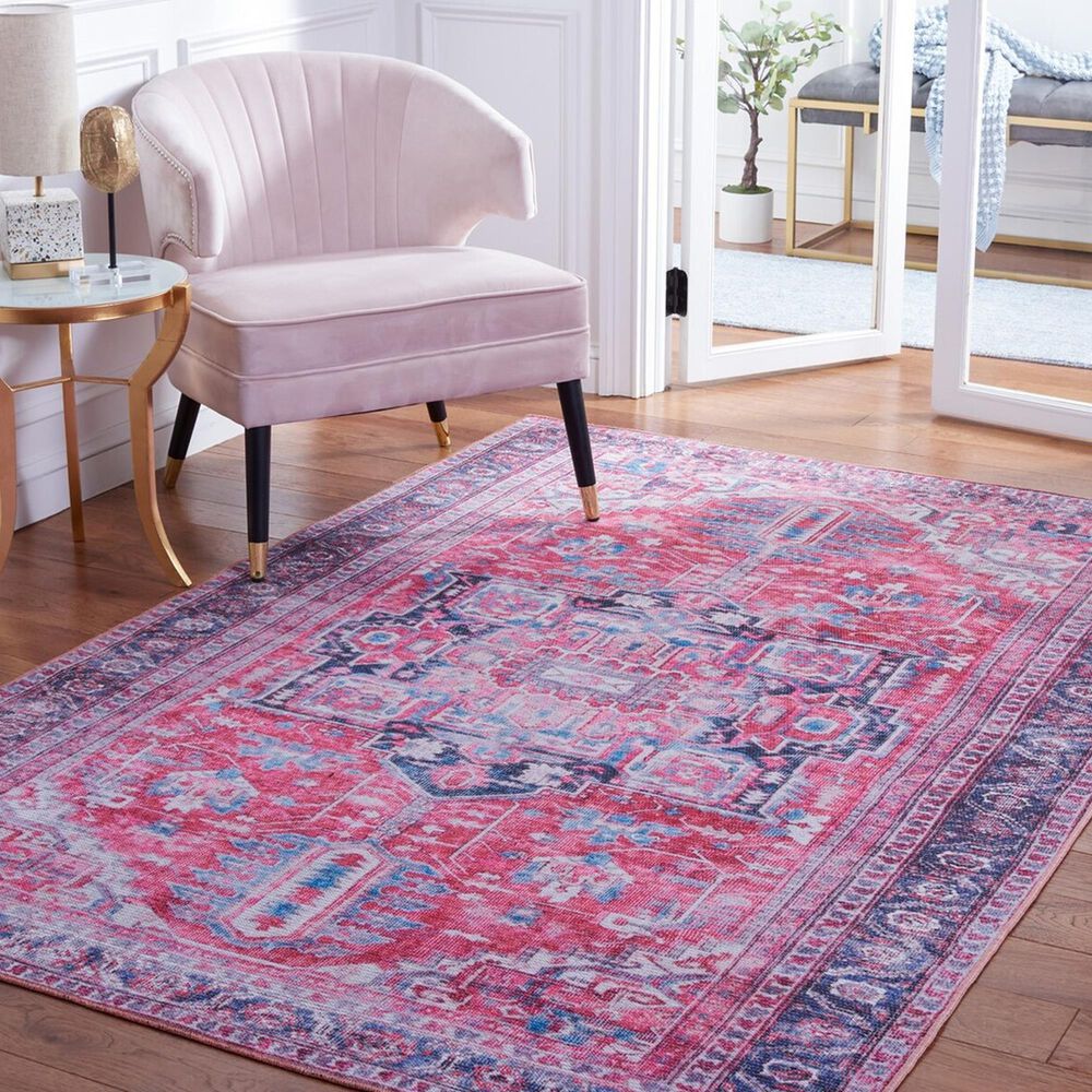 Safavieh Serapi 3&#39;3&quot; x 5&#39; Navy and Red Area Rug, , large