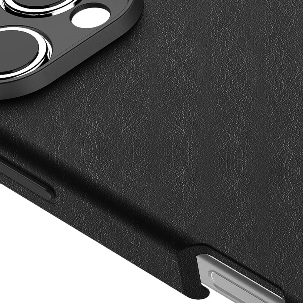 ITSkins Leather MagSafe Case for Apple iPhone 16 Pro Max in Ash, , large