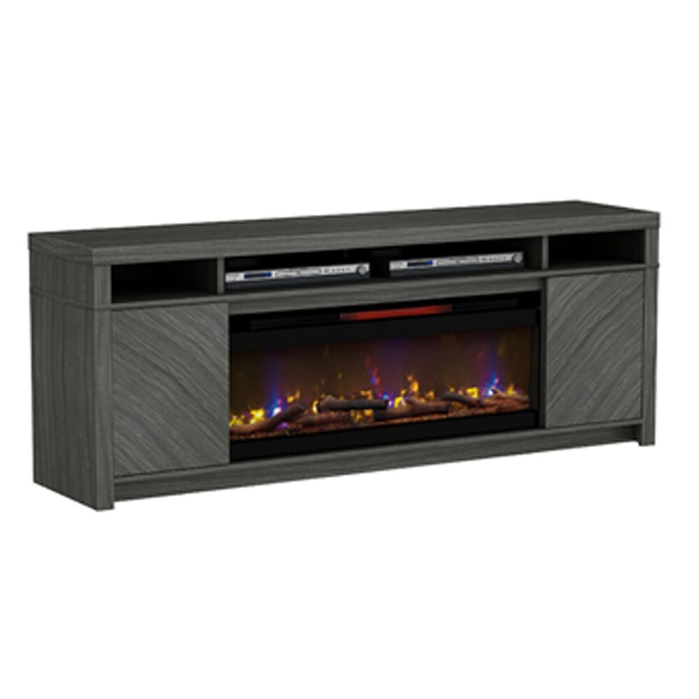 Fabio Flames 75" Morado Bay Fireplace, , large