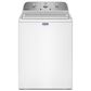 Maytag 4.3 Cu. Ft. Top Load Impeller Washer and 7.0 Cu. Ft. Electric Wrinkle Prevent Dryer Laundry Pair in White, , large