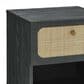 Modway Chaucer 1 Drawer and Shelf Nightstand in Black, , large