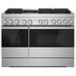 JennAir Noir 48" Professional Range with Gas Grill in Stainless Steel, , large