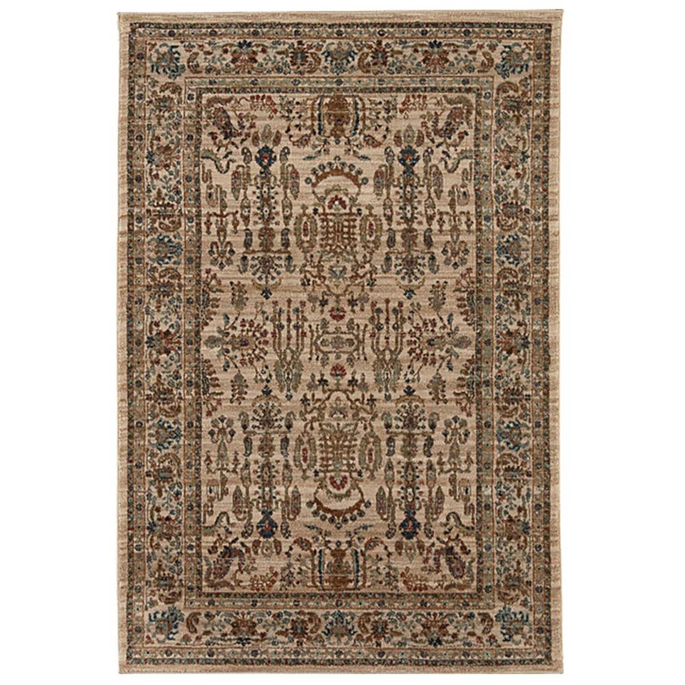 Karastan Spice Market 90931-70038 8" x 11" Cream Area Rug, , large
