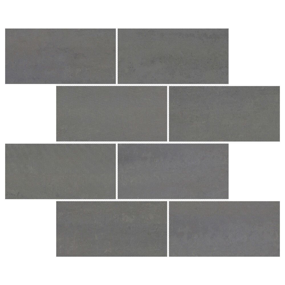 Emser Prodigy Mill 3" x 6" Rectangle on 12" x 12" Porcelain Mosaic Sheet, , large