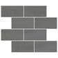 Emser Prodigy Mill 3" x 6" Rectangle on 12" x 12" Porcelain Mosaic Sheet, , large