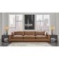 Ashley Emilia 3-Piece Stationary Symmetrical Sectional Sofa in Caramel, , large