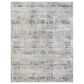 Surya Brunswick Cream, Light Gray, Charcoal, Blue, Dark Blue and Mustard 6"7" x 9"6" Area Rug, , large
