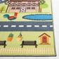 Safavieh Kids Playhouse 4"4" x 6" Light Green and Dark Grey Rug, , large