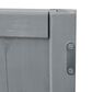 HOMLUX 39" Outdoor Kitchen Island with Stainless Table Top in Grey Blue, , large