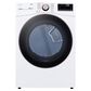 LG 4.5 Cu. Ft. Front Load Washer and 7.4 Cu. Ft. Electric Dryer with TurboWash 360 Laundry Pair in White, , large