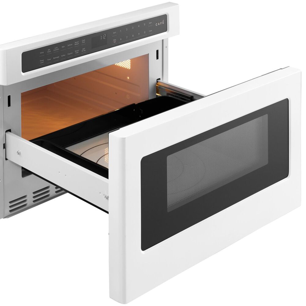 Cafe 24&quot; Built-In Microwave in Matte White, , large