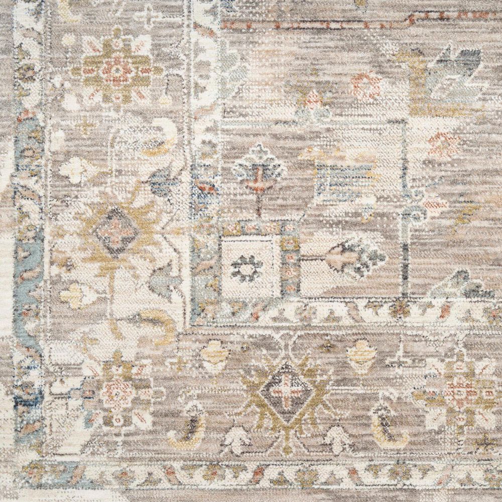 Nourison Antique Fusion ANF02 Ivory and Multicolor 5'3" x 7'10" Area Rug, , large
