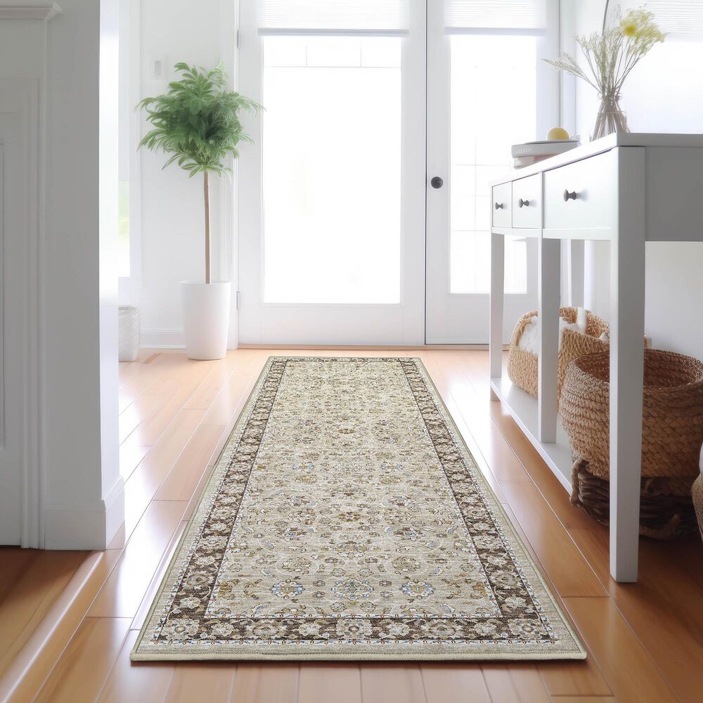 Dalyn Rug Company Hatay 2&#39;3&quot; x 7&#39;6&quot; Beige Runner, , large