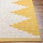 Surya Eagean EAG-2437 Mustard and Ivory 2" x 2"11" Indoor/Outdoor Area Rug, , large