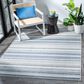 Safavieh Cabana CBN323F 8" x 10" Grey and Blue Indoor/Outdoor Area Performance Rug, , large