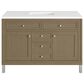 James Martin Vanities Chicago 48" Single Bathroom Vanity Cabinet in Walnut Whisper, , large