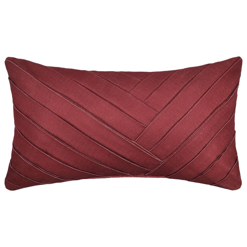 J. Queen New York Bari 12" x 20" Lumbar Pillow in Red, , large