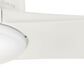 Hunter Piston 52" Outdoor Ceiling Fan with LED Light in Fresh White, , large