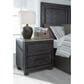 Millenium Foyland 2-Drawer Nightstand in Black and Brown, , large