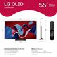 LG 55" Class C4 Series OLED evo 4K Ultra HD in Black - Smart TV, , large