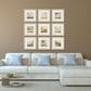 Paragon 16" Square Atmosphere Wall Art in Neutral (Set of 9), , large