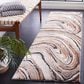 Safavieh Cyrus Shag CYR138A 2"2" x 7"9" Beige and Rust Runner, , large