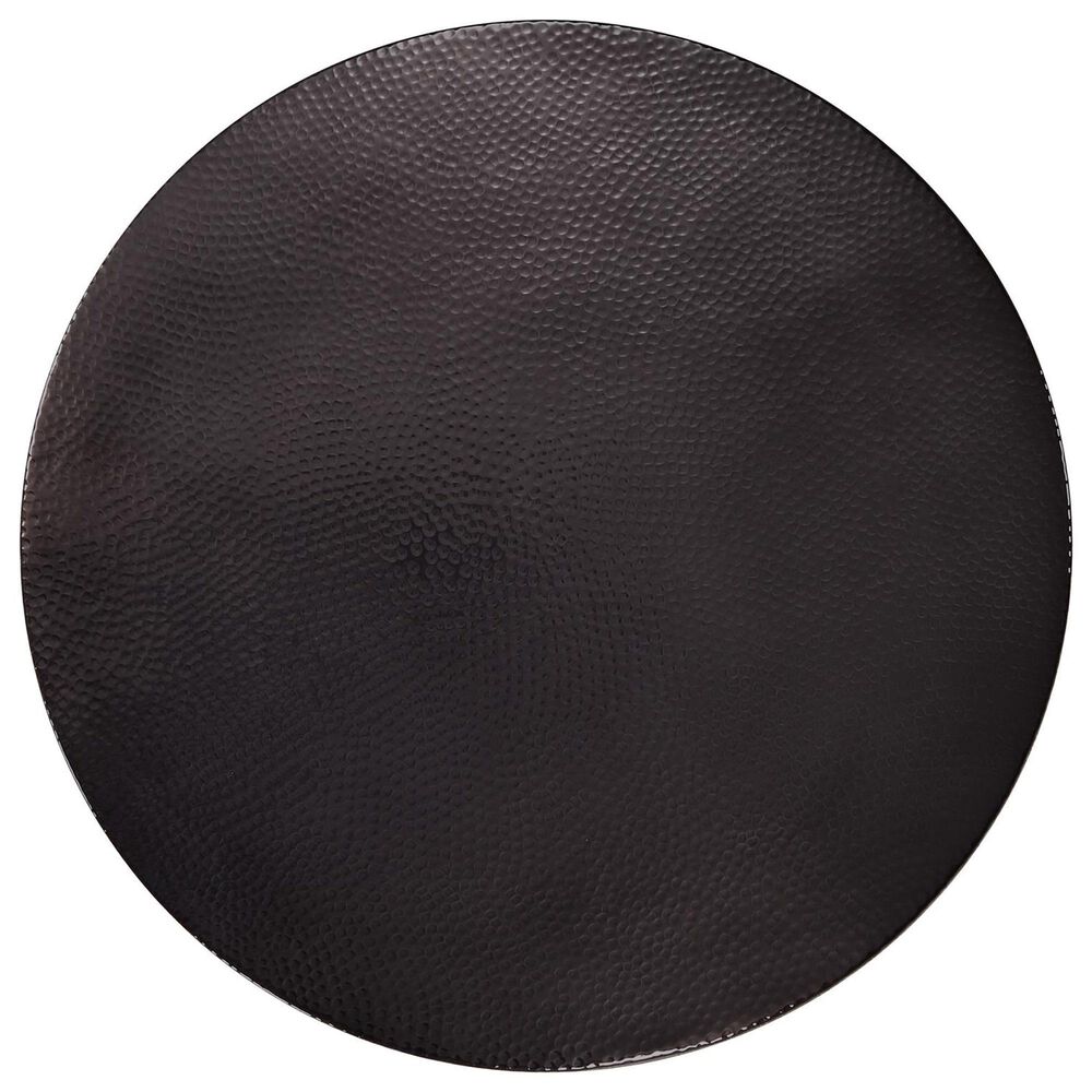 Shannon Hills Brixen Round Coffee Table in Ebony Silver, , large