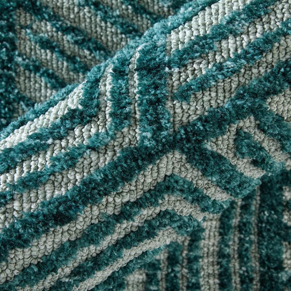 Feizy Colton Aqua 5&#39; x 8&#39; Area Rug, , large