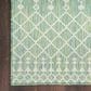 Nourison Positano Southwestern Blue and Green 9" x 12" Indoor/Outdoor Area Rug, , large