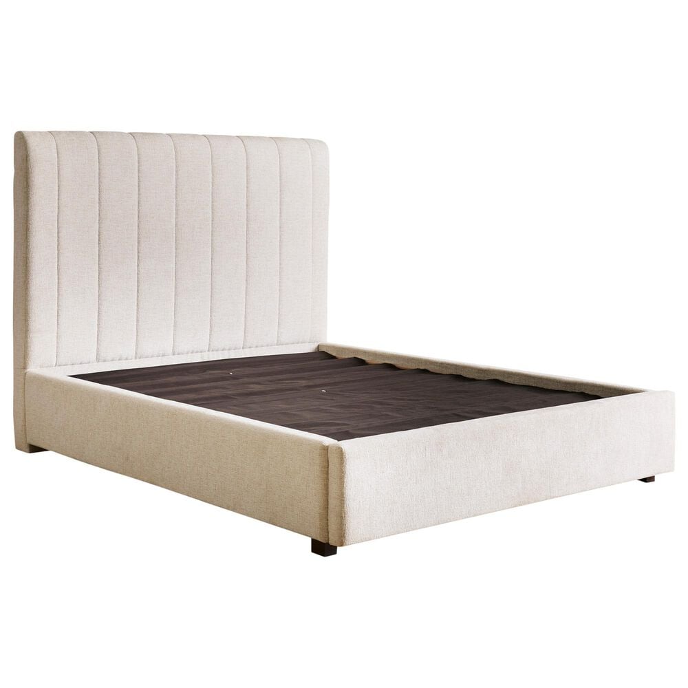 Ashley Shoralli King Upholstered Storage Bed in Beige, , large