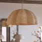 Jamie Young Direct Ship Norbury 1-Light Large Palm Leaf Pendant in Natural, , large