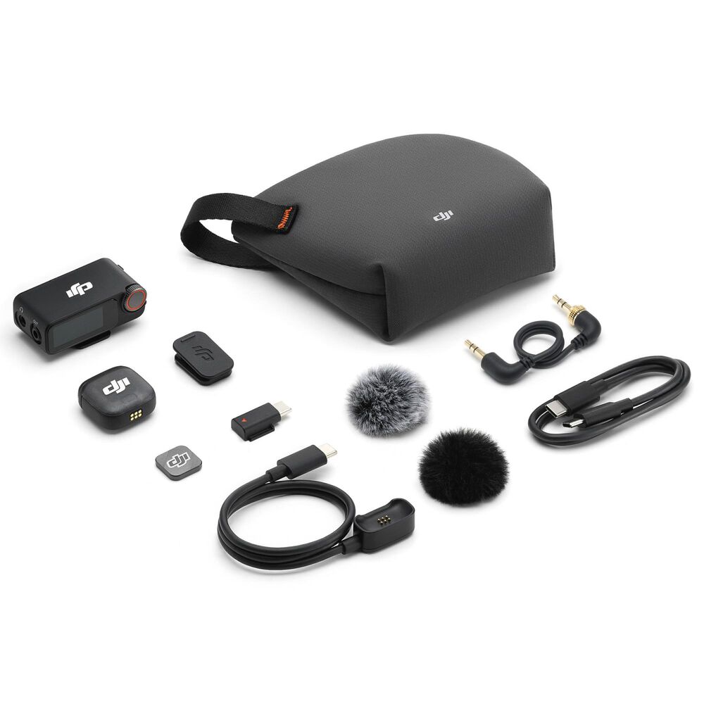 DJI MIC 3 Advanced Mini Wireless Microphone &#40;1 TX + 1 RX&#41; in Black, , large
