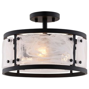Vaxcel Wilder 3-Light Semi Flush Mount in Matte Black, , large