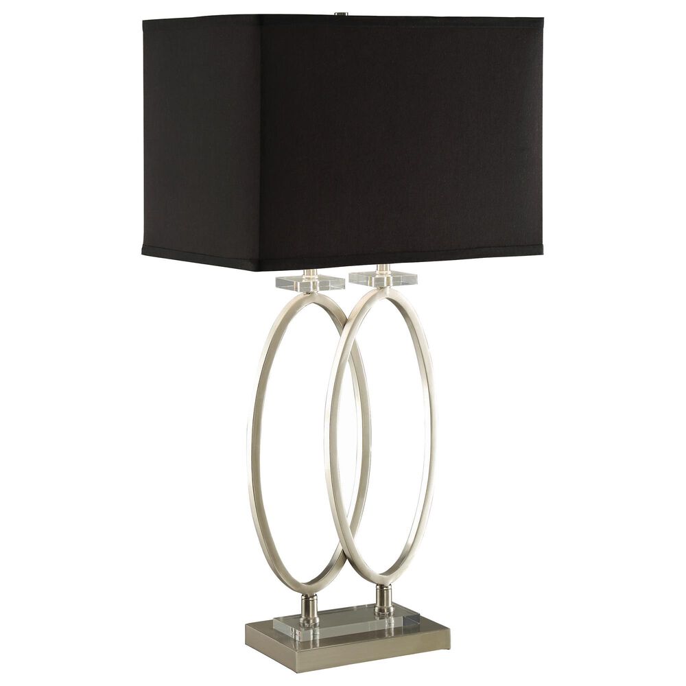 Pacific Landing Izuku Table Lamp in Brushed Nickel, , large