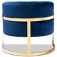Baxton Studio Tomasso Lounge Chair in Blue, , large