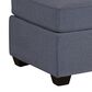 Northwestern North Ottoman in Denim, , large