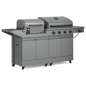 Tytus Anaheim and Emberwood 3-Piece Modular Duo with Pellet Grill in Gunmetal Gray, , large