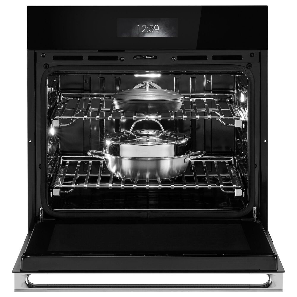 JennAir Noir 30" Smart Single Wall Oven with Three Racks and V2 Vertical Dual-Fan in Stainless Steel, , large
