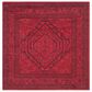 Safavieh Adirondack ADR108F-4SQ 4" x 4"  Red/Black Square Rug, , large