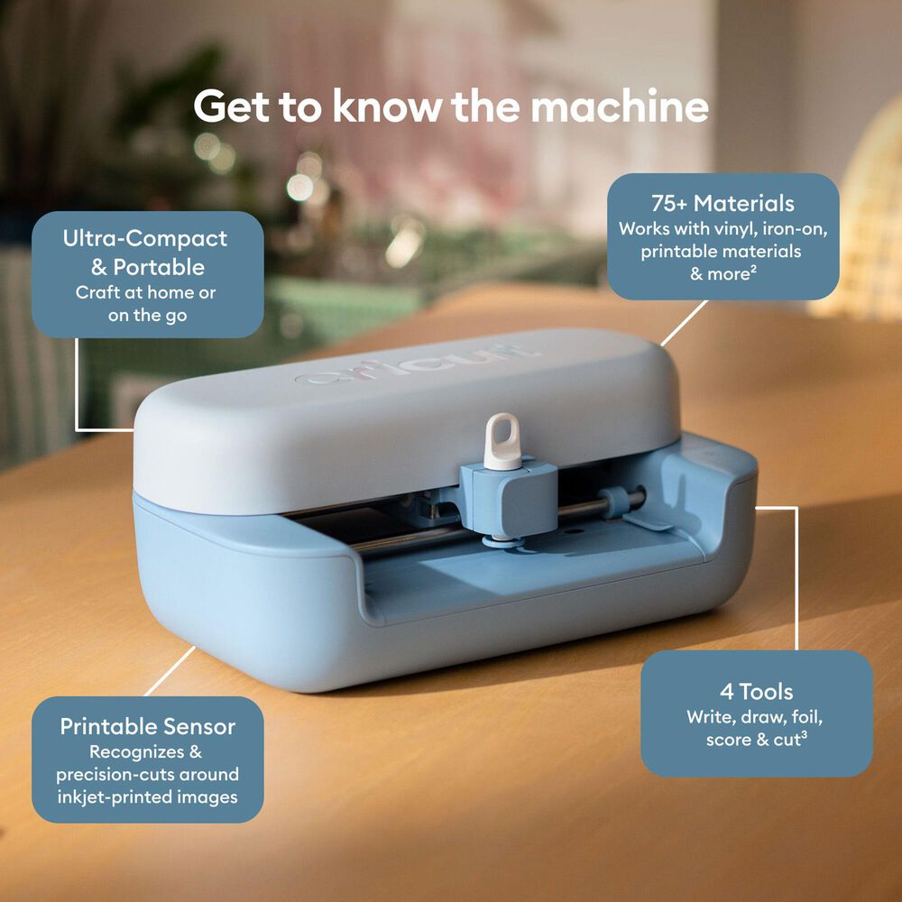 Cricut Joy 2 Cutting Machine with Essential Bundle in Blue, , large