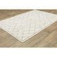 Oriental Weavers Raylan RAY06 7"10" x 10"10" Ivory Area Rug, , large