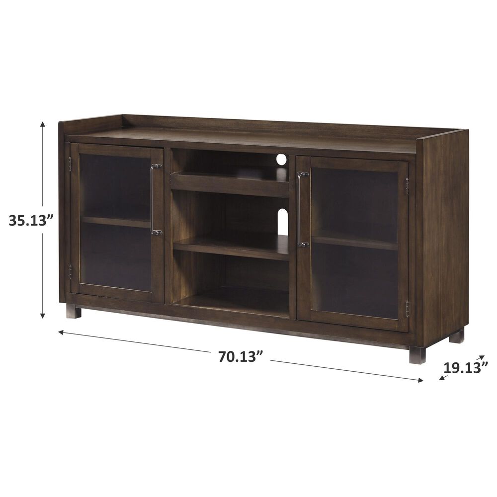 Ashley Starmore 70" TV Stand in Walnut, , large