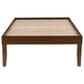 Linon Home Decor Polly Twin Platform Bed in Rich Walnut, , large